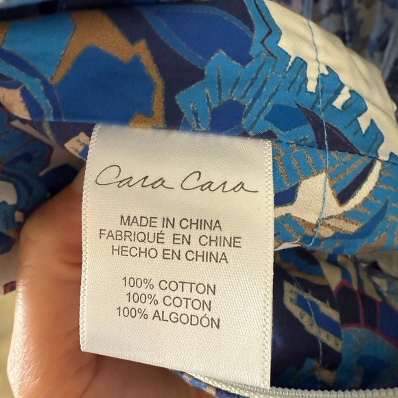 Cara Cara Blue and White Paisley Midi Skirt - Picture 3 of 6